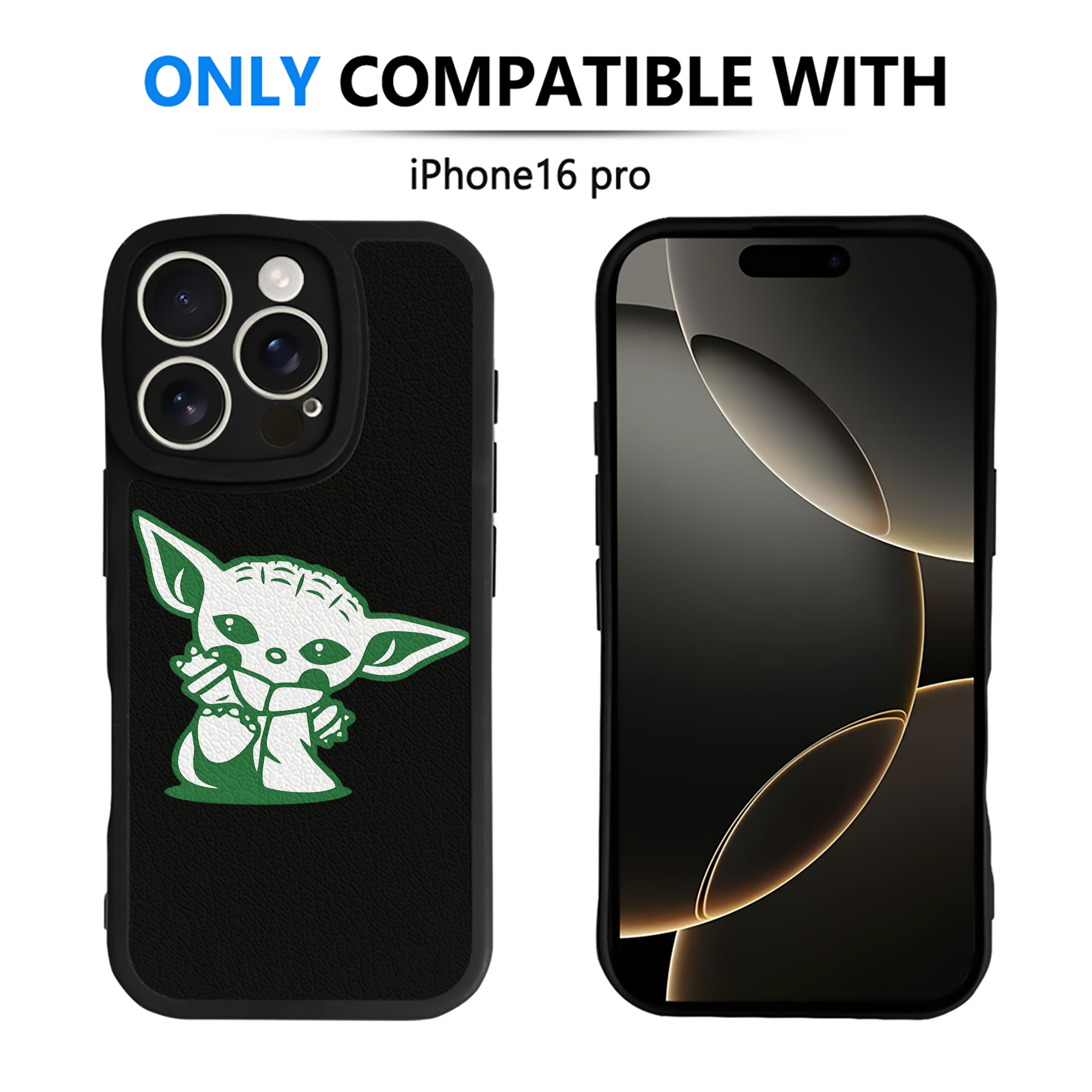 （画像用） スター・ウォーズ Star Wars 【iPhone 16シリーズ対応】シリコンスマホケース（レザー調） 材質：シリコン